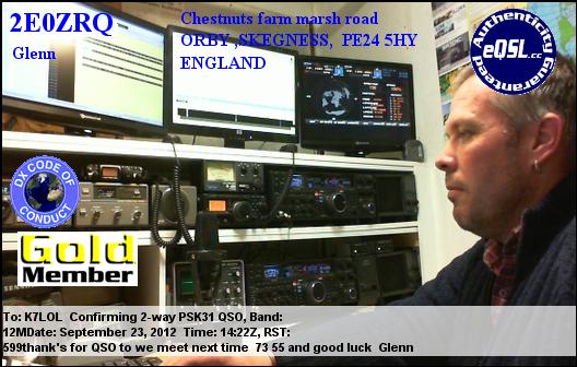 K7LOL ham radio QSL cards