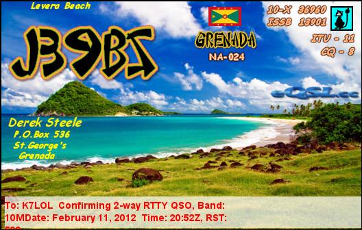 K7LOL ham radio QSL cards